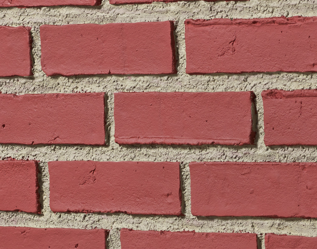 Historic Brick - Red Brick - Gray Grout